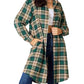 Double Take - Effortlessly Elegant Plaid Collared Shirt