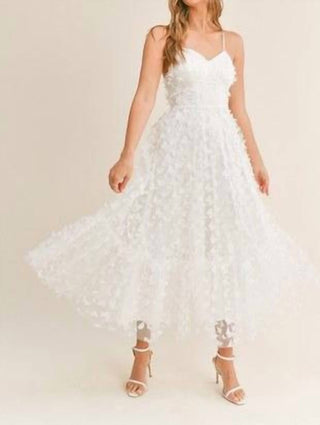 Mable - Ember Butterfly Midi Dress