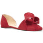 Nine West Women's Shoreside D'Orsay Flat Red Size 8.5 M