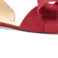 Nine West Women's Shoreside D'Orsay Flat Red Size 8.5 M