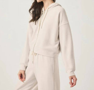 Splendid - Waffle Scuba Zip-Up Pullover