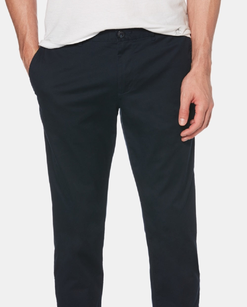 Original Penguin Men's Premium Stretch Cotton Chino Pants Blue Size 38X32