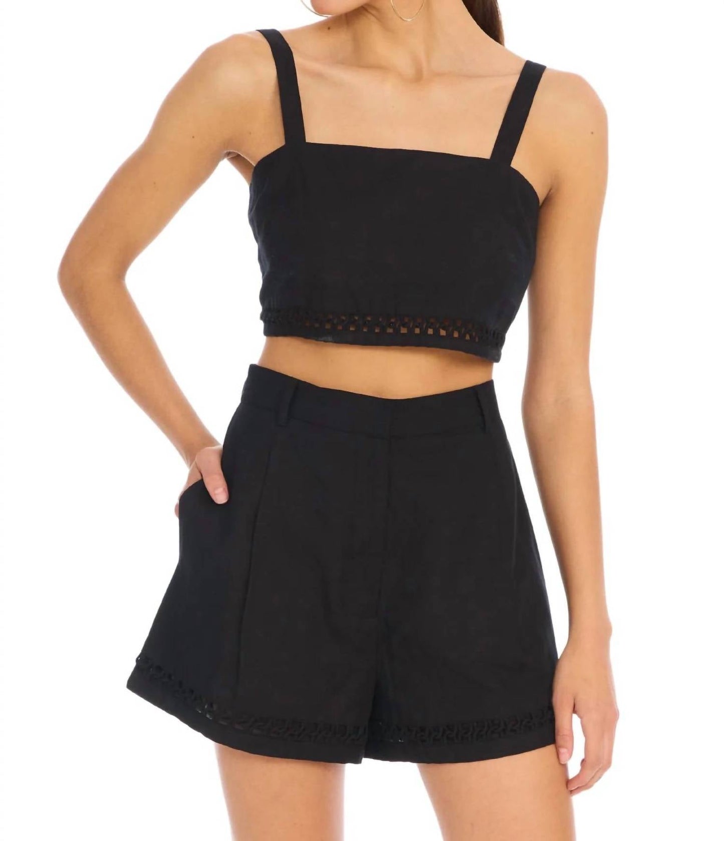 Allison New York - Elise Linen Shorts