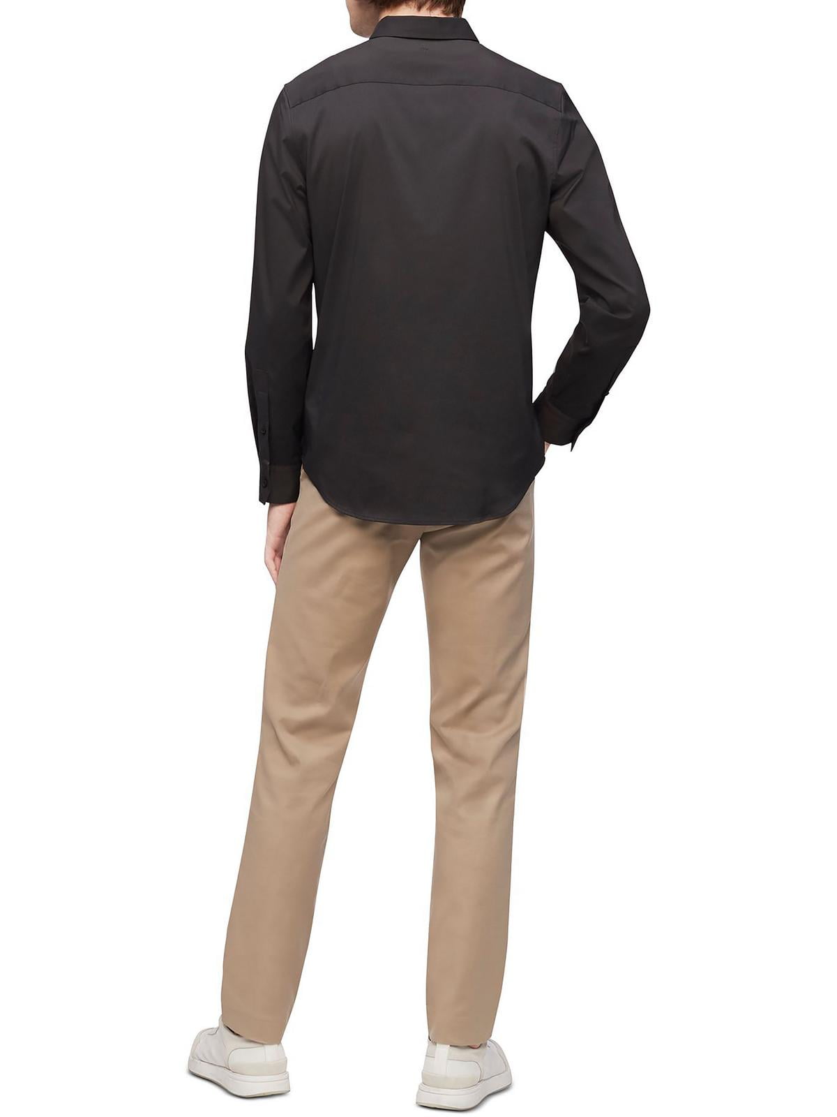 Calvin Klein Men's Slim Fit Modern Stretch Chino Pants Brown Size 34X30