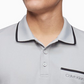 Calvin Klein Men's Short Sleeve Polo T-Shirt Gray Size Medium