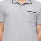 Calvin Klein Men's Tipped Polo Shirt Gray Size XXL
