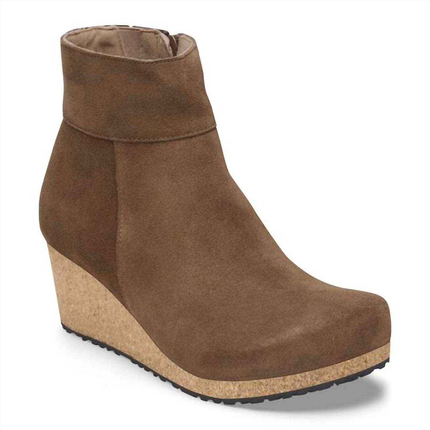 Birkenstock - Women's Ebba Side Zip Cork Wedge Boot