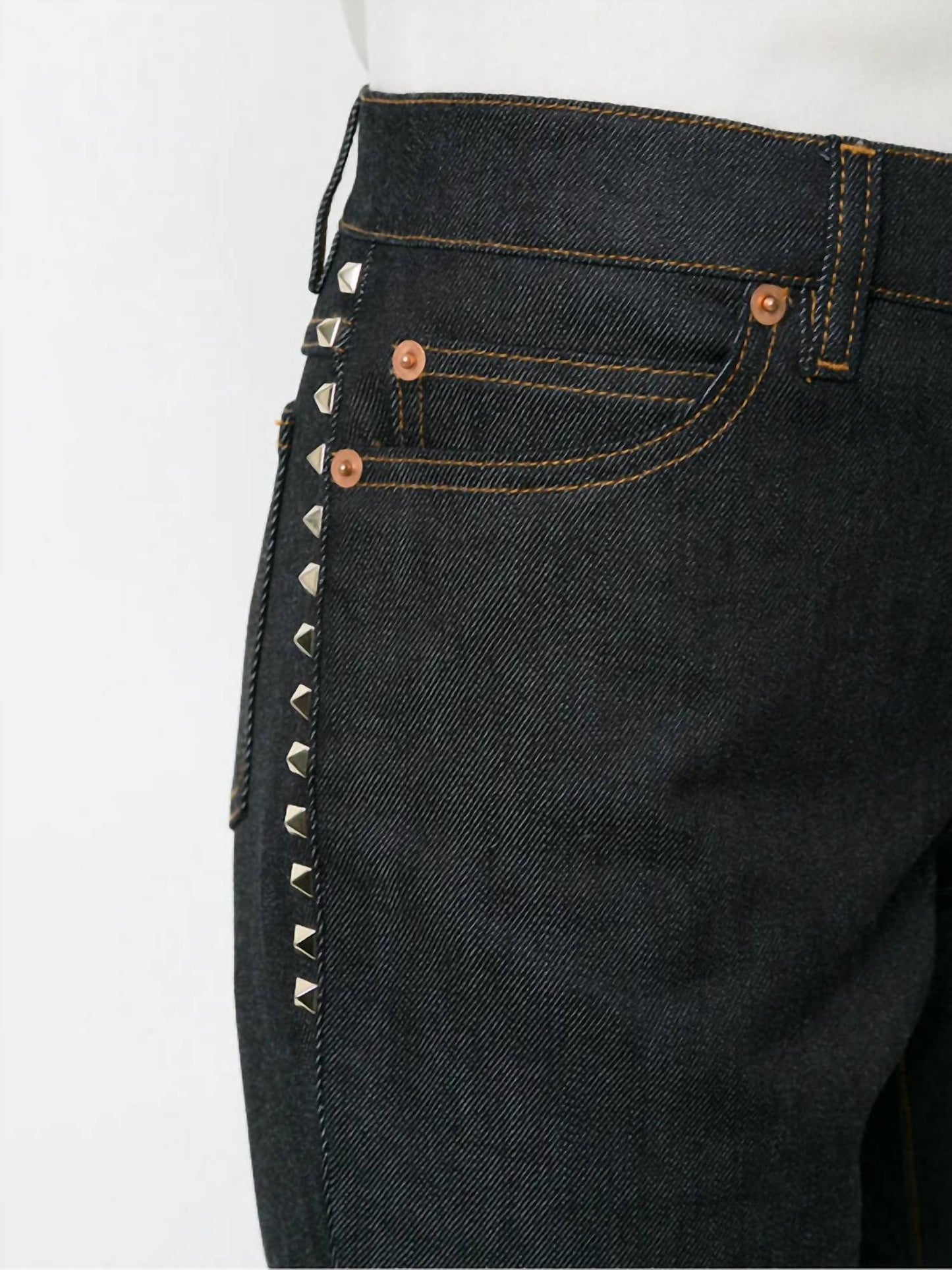 Valentino Garavani - Women's Rockstud 5 Pockets Denim Jean