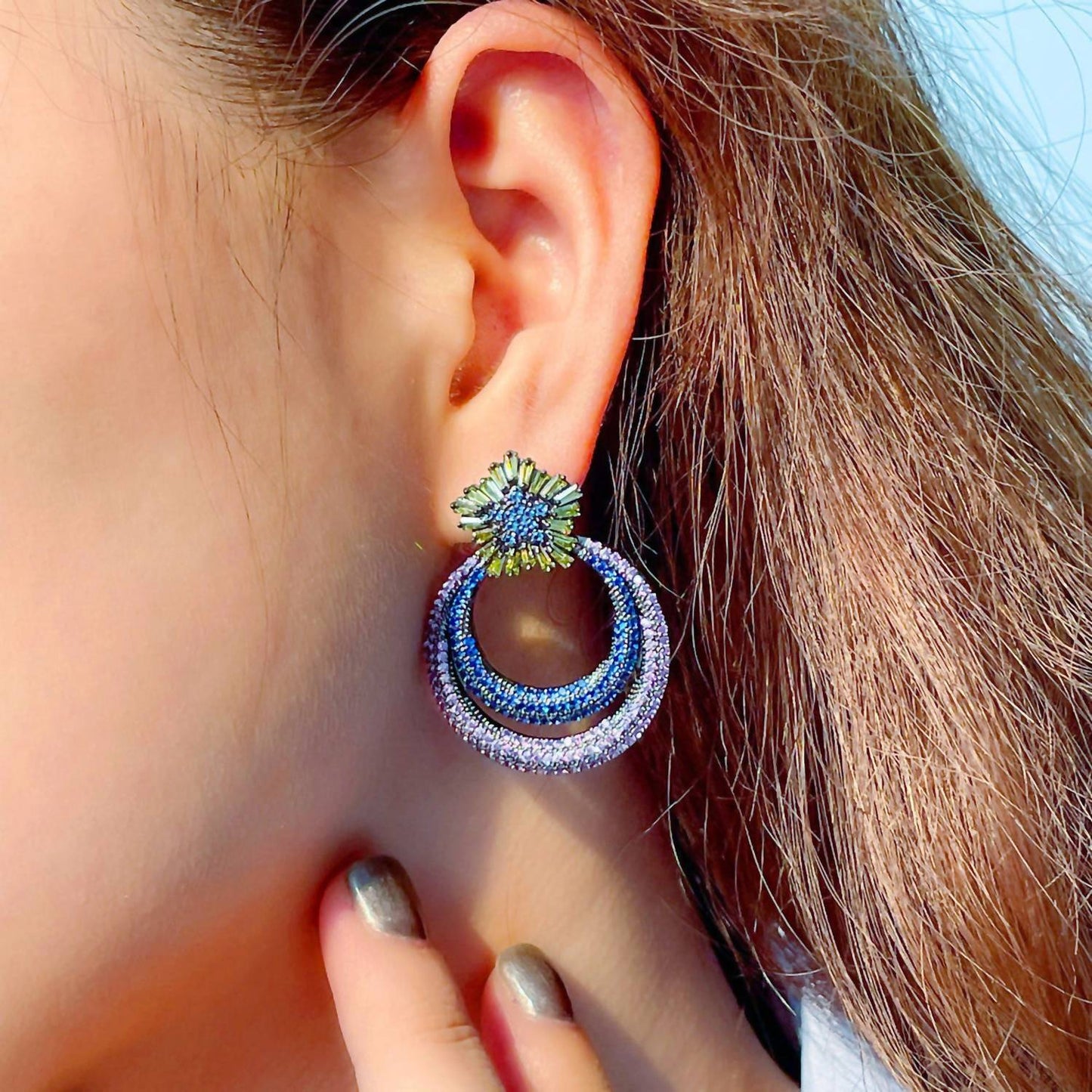 Bracha - Women's Midnight Earrings