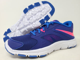 Nike Girl'S Flex Supreme Tr 3 Running Shoe Blue/Pink/Cobalt Size 6 M Us Big Kid