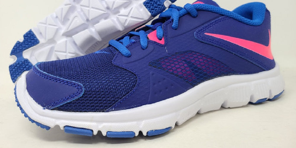 Nike Girl'S Flex Supreme Tr 3 Running Shoe Blue/Pink/Cobalt Size 6 M Us Big Kid