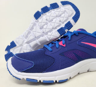 Nike Girl'S Flex Supreme Tr 3 Running Shoe Blue/Pink/Cobalt Size 6 M Us Big Kid