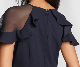 Joseph Ribkoff - Sheer Shoulder Dress