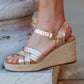 Clarks - Women's Sabina Strap Wedges