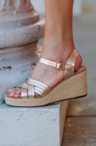 Clarks - Women's Sabina Strap Wedges