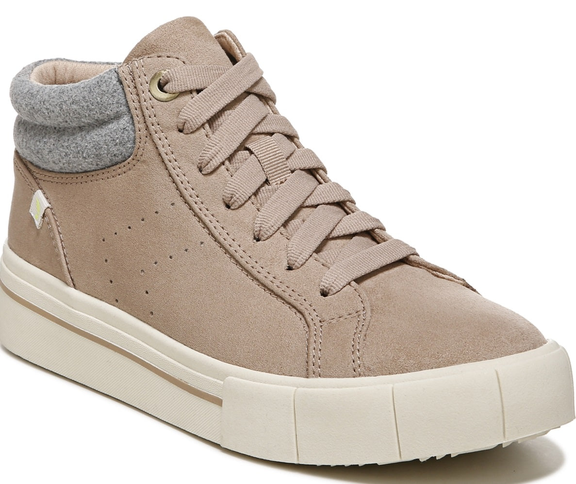 Dr. Scholl's Women's Happiness High Top Sneaker Brown Size 7.5 M