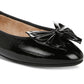 Circus Ny Women's Carmen Bow Ballet Flats Black Size 9 M