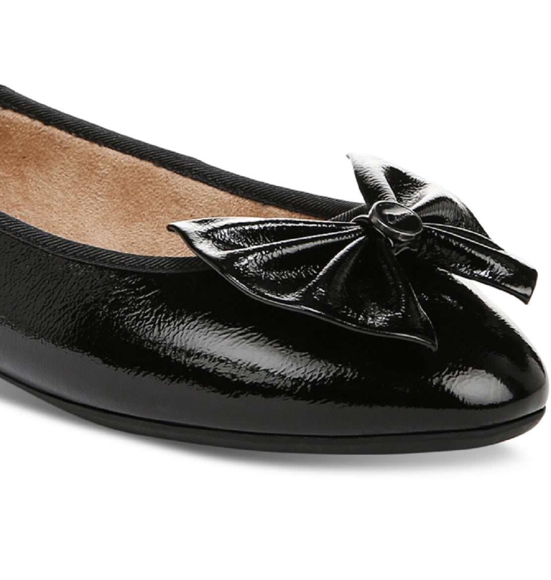 Circus Ny Women's Carmen Bow Ballet Flats Black Size 9 M