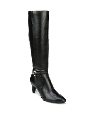 Women's Women's Life Stride Galina Wide Calf Boot Black Size 7.5 W