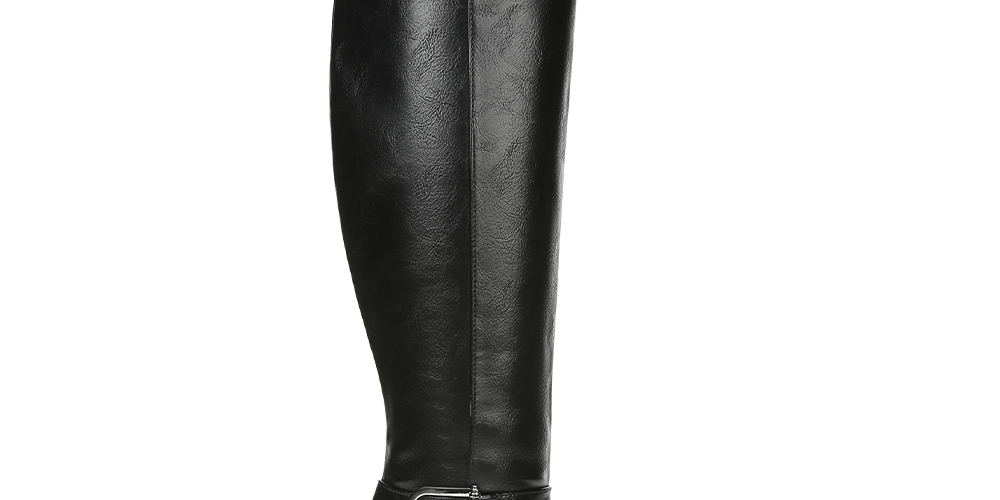 Women's Women's Life Stride Galina Wide Calf Boot Black Size 7.5 W