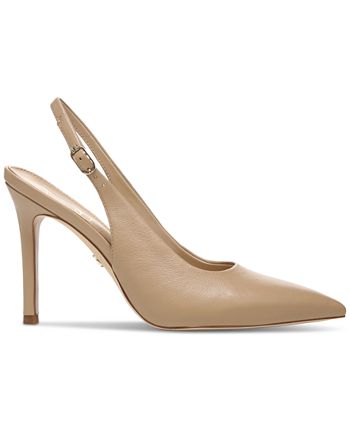 Sam Edelman Women's Hazel Slingback Pointed Toe Pump Brown Size 7.5 M