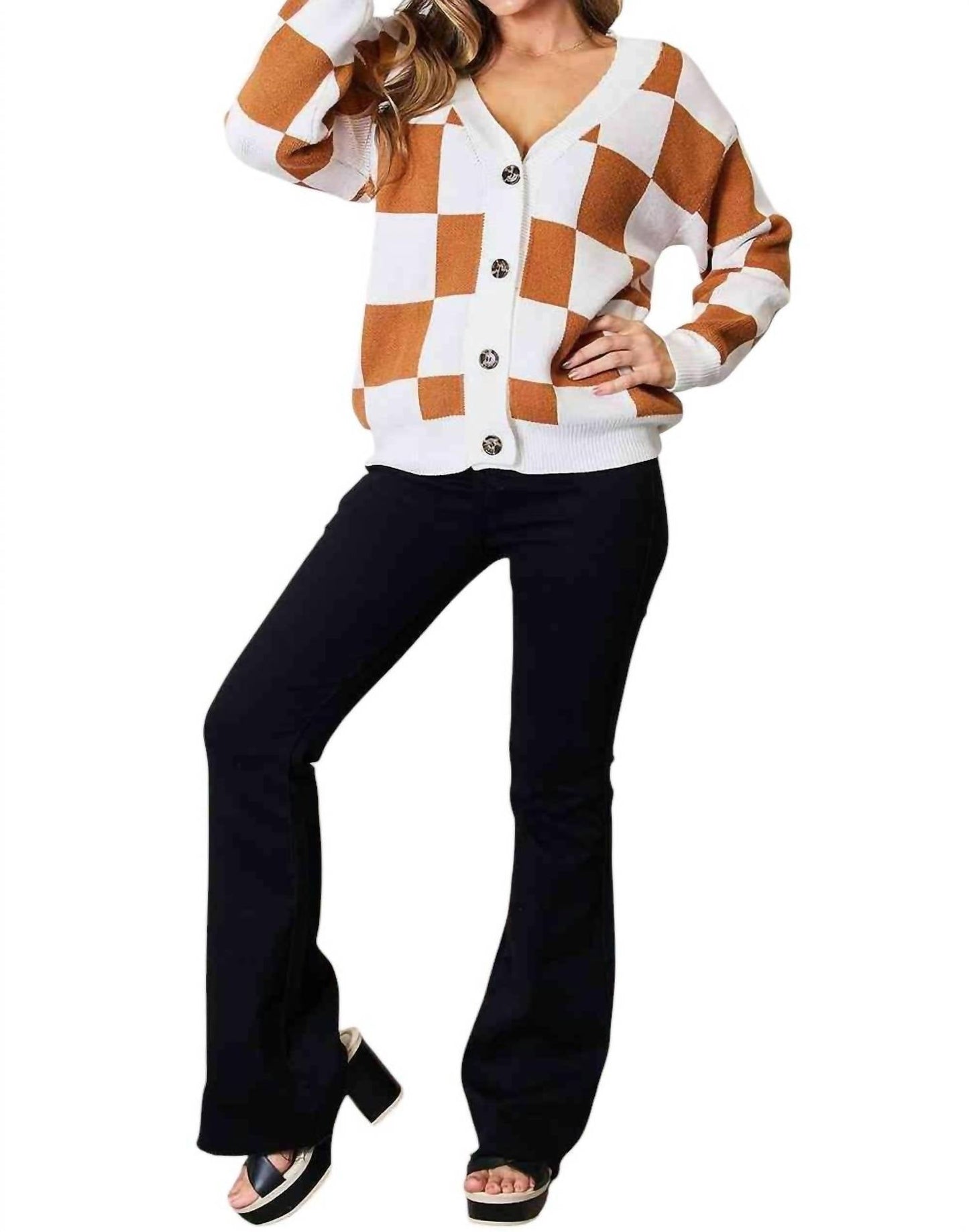 Double Take - Plush Oversized V-Neck Cardigan