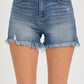 Risen - Reba High Rise Side Slit Shorts