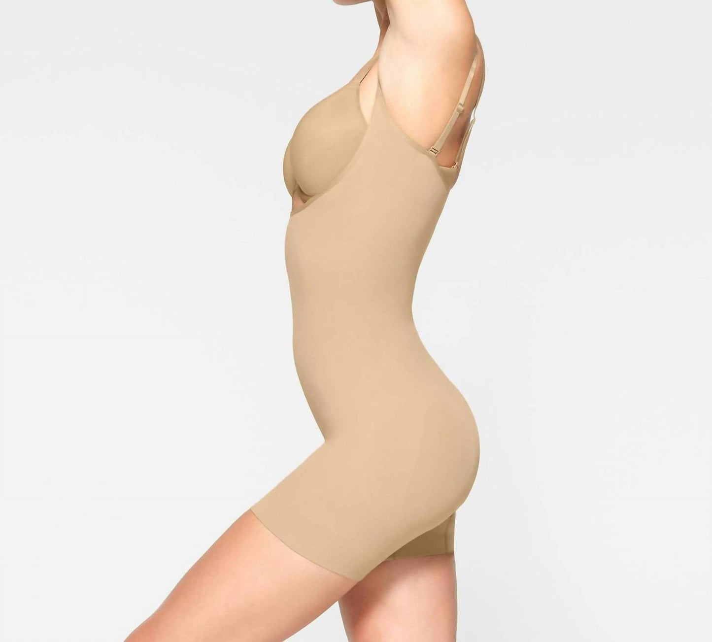 Skims - Seamless Sculpt Open Bust Shortie Bodysuit