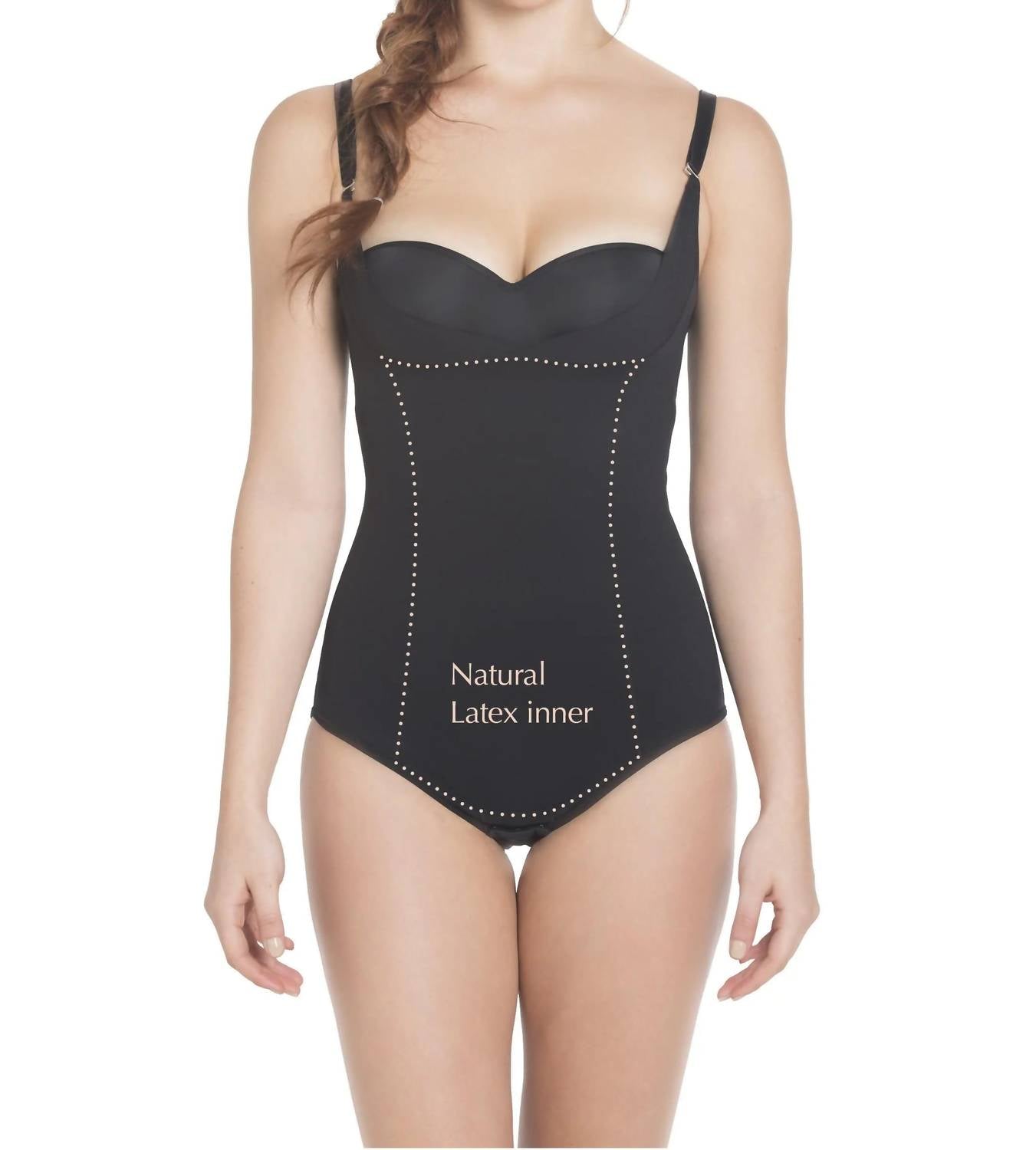 Siluets - Slimming Braless Classic Panty Body Shaper With Latex
