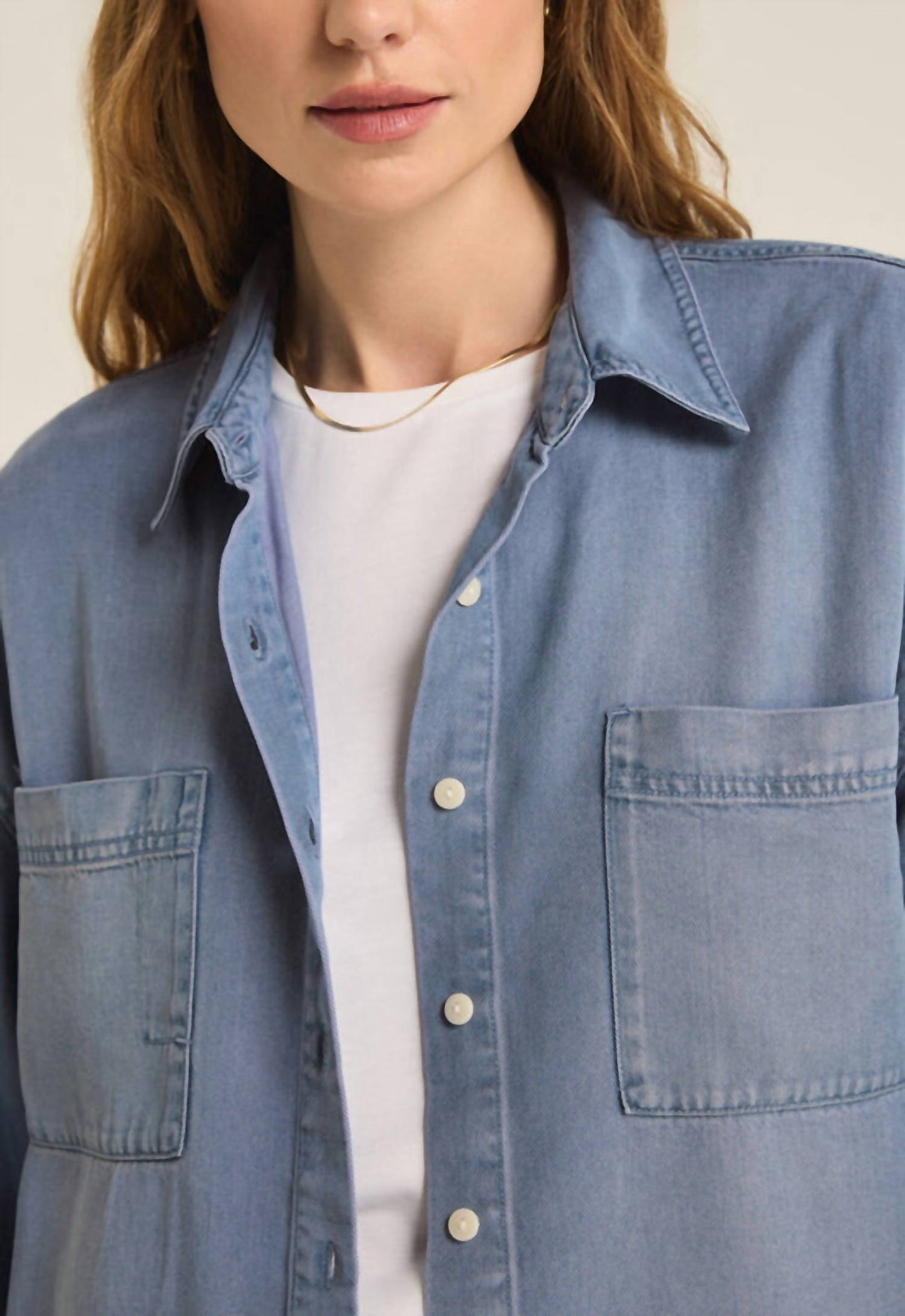 Z Supply - Colbie Chambray Top
