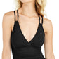 La Blanca Women's Island Goddess Underwire Tummy Control One Piece Swimsuit Black Size 10