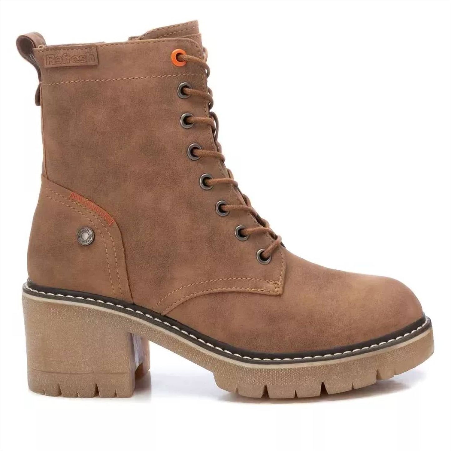 Xti - Women's Lace-Up Heeled Booties