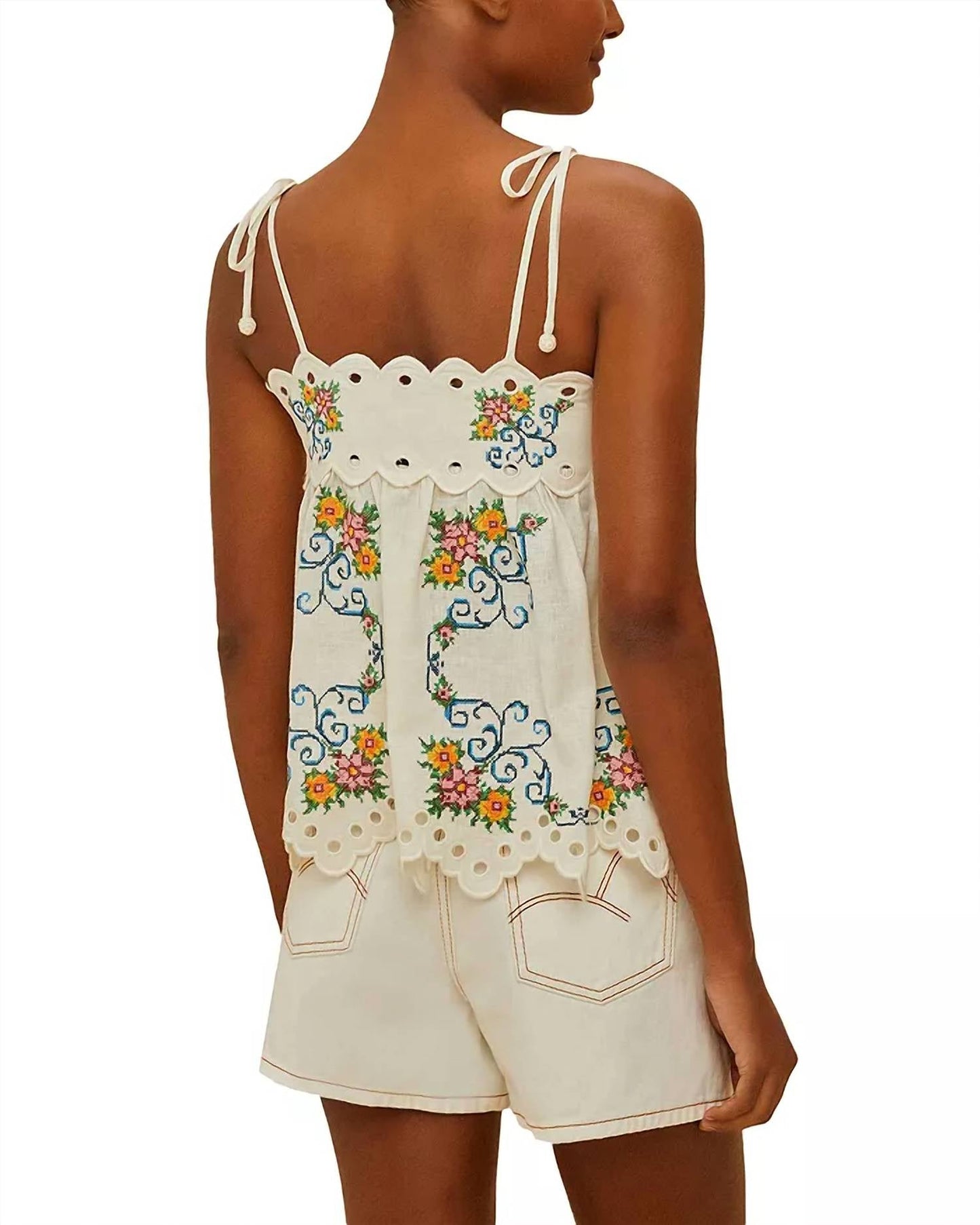 Farm Rio - Grandma's Treasure Sleeveless Blouse
