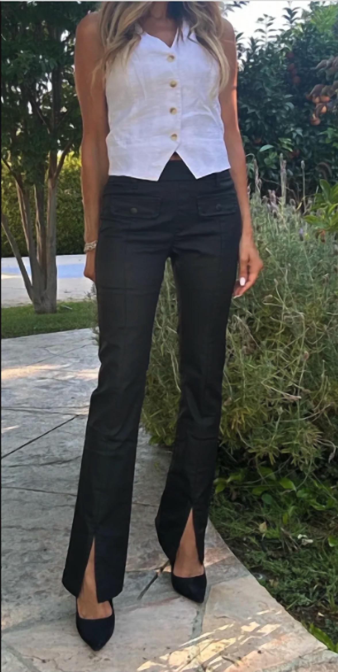 Bevy Flog - Adele Slit Pull On Pants