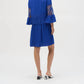 Joseph Ribkoff - Laser Cut Sleeves A-line Dress