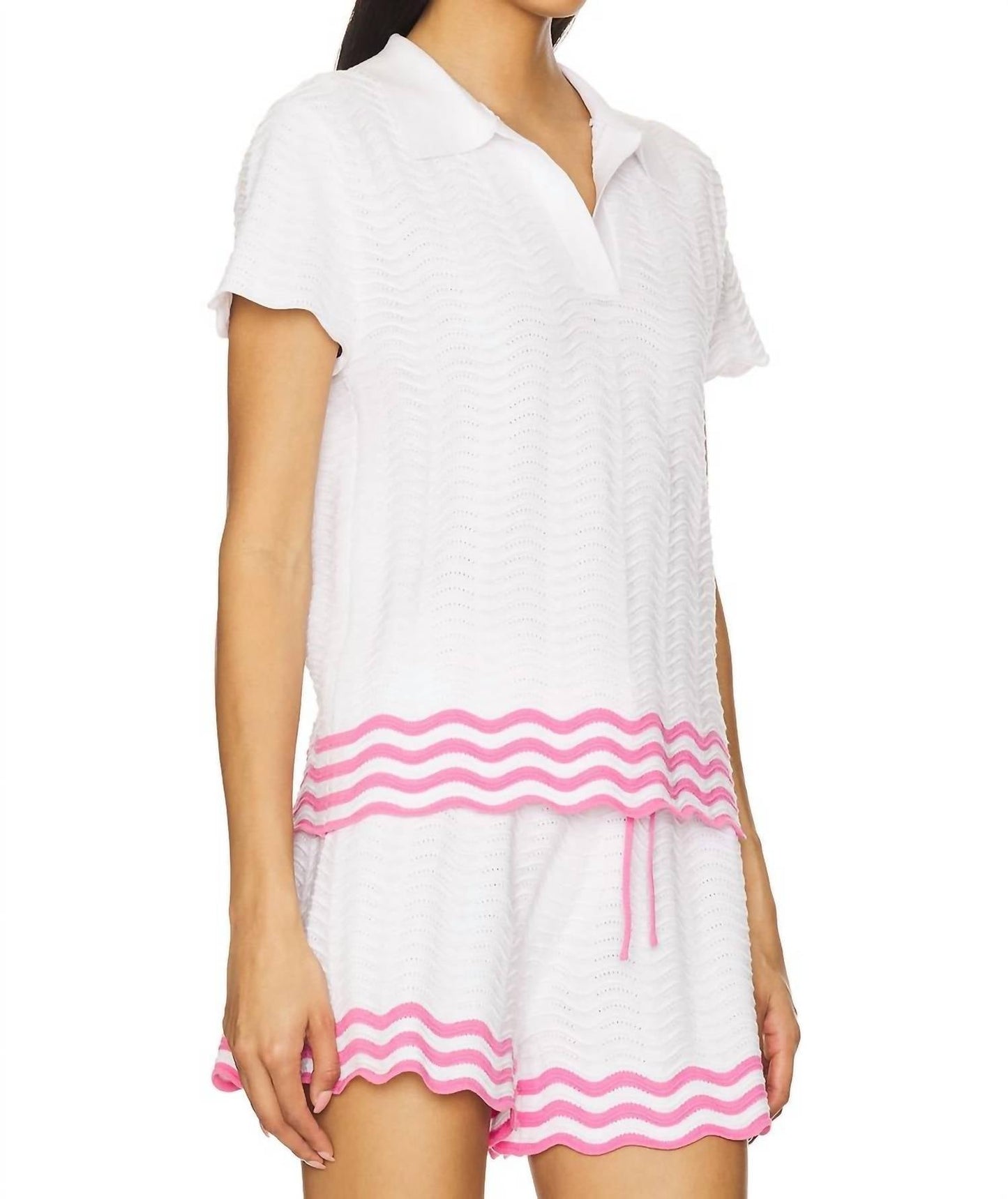 Beach Riot - Vera Collared Top