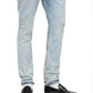 Allsaints - Cigarette Damaged Acid Wash Jeans