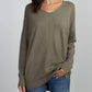 Dreamers By Debut - Super Soft Stretch V Neck Tunic Top