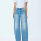 Pistola - Sydney Bowed Wide Leg Jean