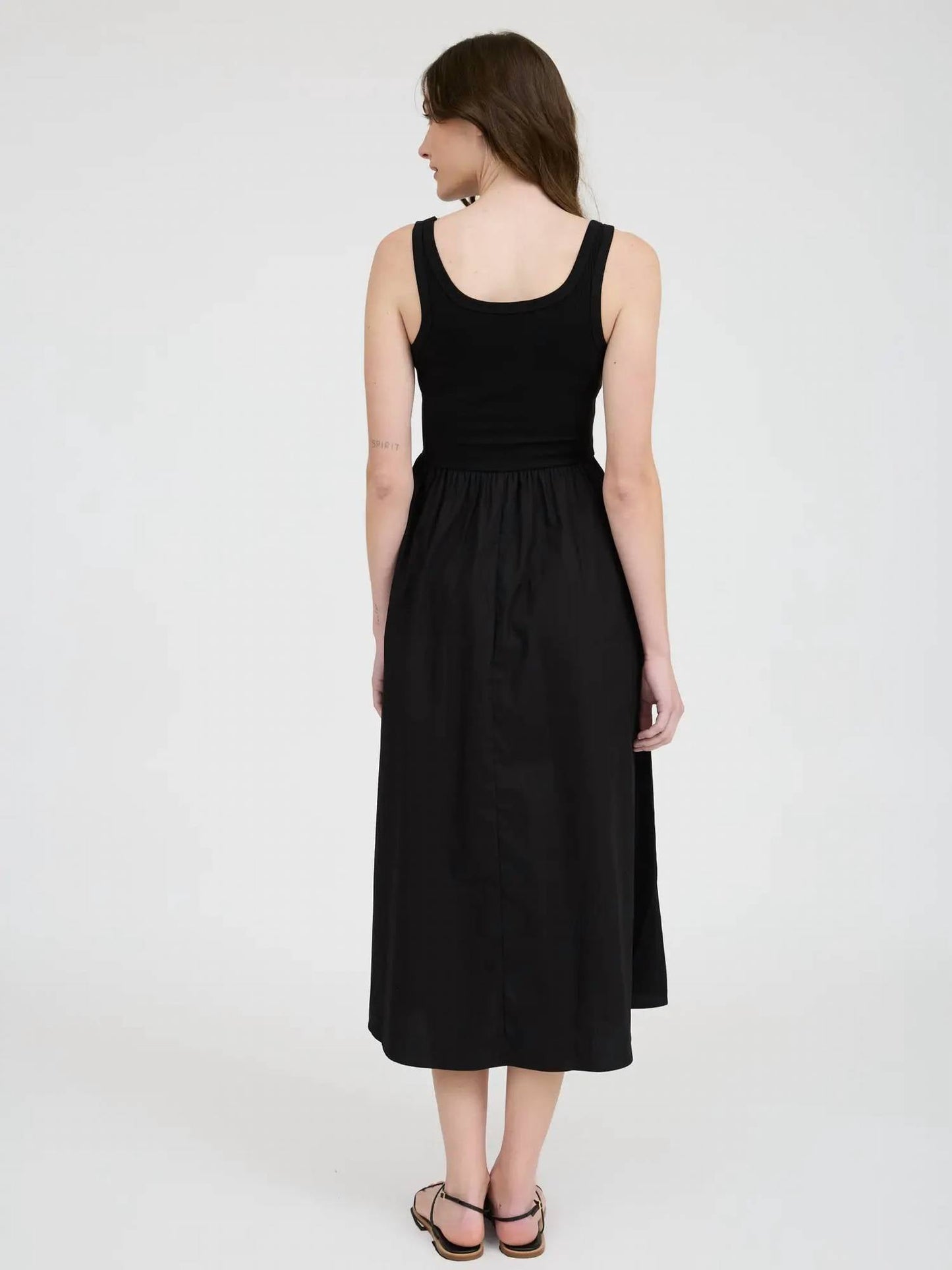 Bluivy - Mixed Media Midi Dress