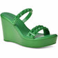 Carmen Sol - Women's Studded Open Toe Wedge Sandal
