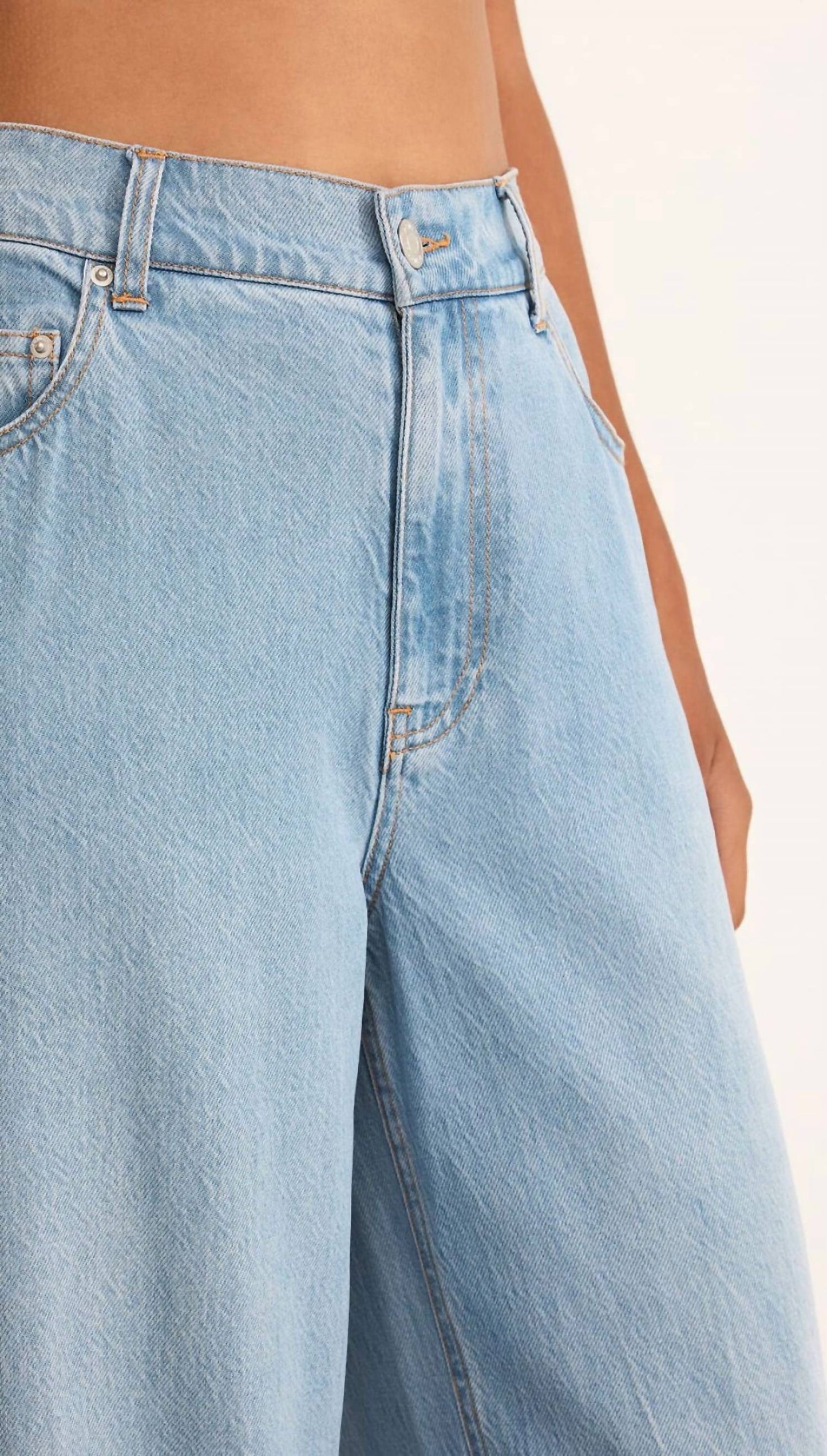 Z Supply - Mia Loose Wide Leg Denim Pant