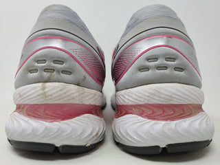 Asics Women's Gel Nimbus 22 Running Shoe Piedmont Grey/Hot Pink Size 10 B(M) Us