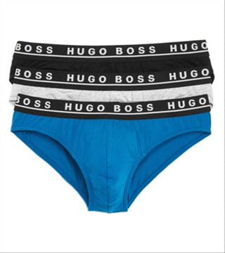 Boss Hugo Men's Pack Of 3 Briefs Black Size M