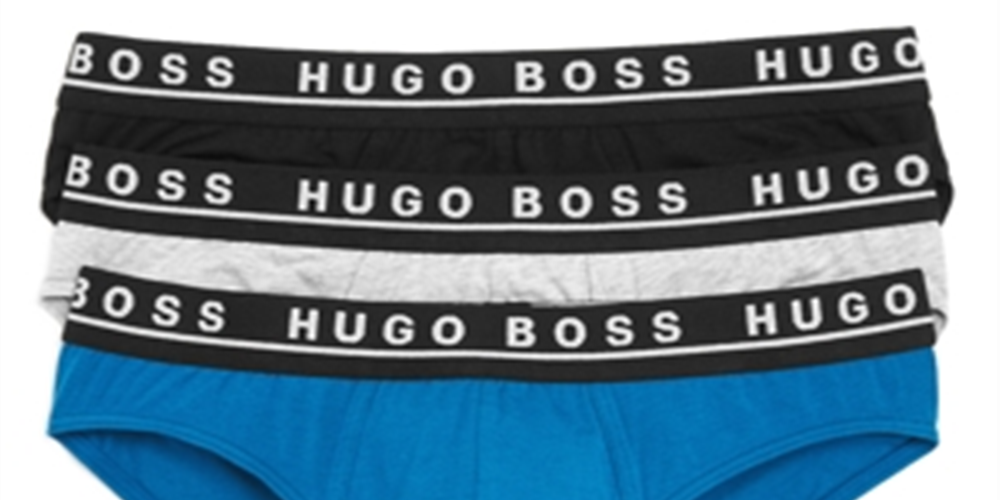 Boss Hugo Men's Pack Of 3 Briefs Black Size M