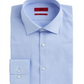Hugo Boss Men's Slim Fit Basketweave Dress Shirt Blue Size 17.5X32X33