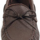 Minnetonka Men's Moosehide Driving Shoe Brown Size 12 M
