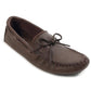 Minnetonka Men's Moosehide Driving Shoe Brown Size 12 M