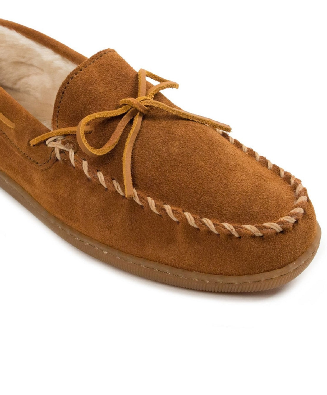 Minnetonka Men's Suede Moccasin Brown Size 11 M