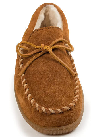 Minnetonka Women's Suede Moccasin Brown Size 12 M